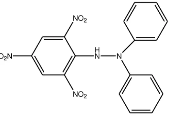 Gambar 2. Diphenylpicrylhydrazine (non radikal bebas) 
