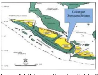 Gambar 2.1 Cekungan Sumatera Selatan9 