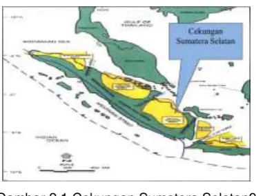 Gambar 2.1 Cekungan Sumatera Selatan9 