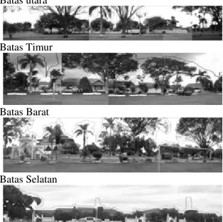 Gambar 3. Tampak Bangunan di Sekitar Kawasan  Alun-Alun Kabupaten Karanganyar  (3)  Sirkulasi dan Parkir (Circulation and Parking) 