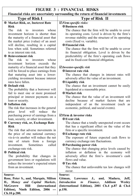 FIGURE  3  :  FINANCIAL  RISKS