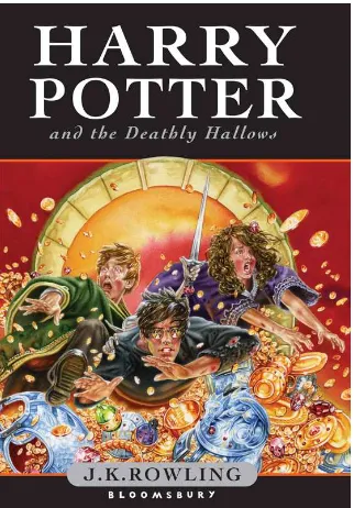 Gambar 1. Ilutrasi Cover Novel Harry Potter and The Deathly Hallowsedisi 