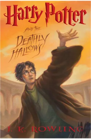 Gambar 2. Ilutrasi Cover Novel Harry Potter and The Deathly Hallows edisi 
