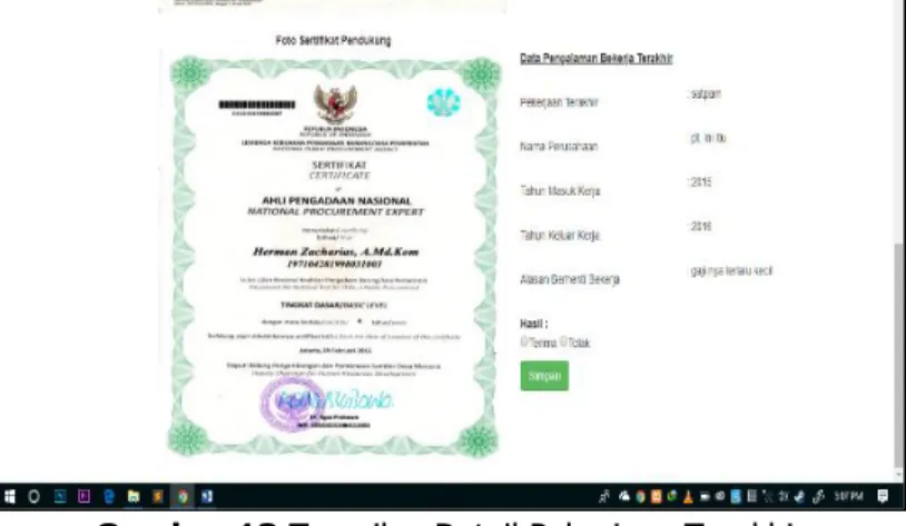 Tabel 2 Hasil Pengujian Sistem 