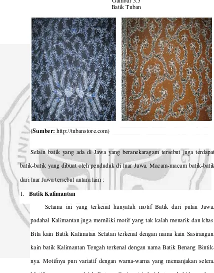 Gambar 3.5 Batik Tuban 