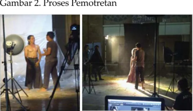 Gambar 2. Proses Pemotretan