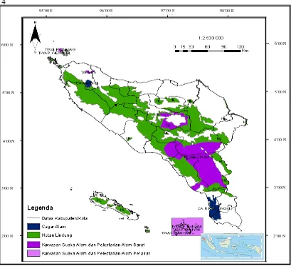Gambar 1 Peta wilayah administratif Provinsi Nanggroe Aceh Darussalam (sumber: Bakosurtanal atau Badan Informasi Geospasial) 