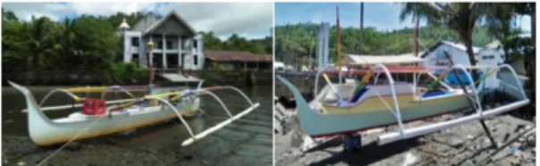 Gambar 1. Perahu katir  “pumpboat” di Kabupaten Kepulauan 