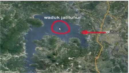 Gambar  4. Lokasi Waduk Jatiluhur 