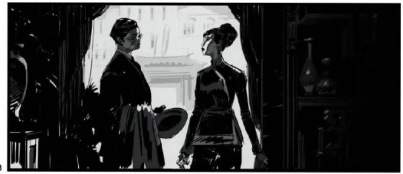 Gambar 2.1.1. Contoh Lighting  (Sumber: Framed ink hlm.66) 