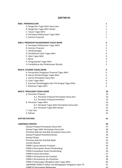 DAFTAR ISI DAFTAR PUSTAKA 41