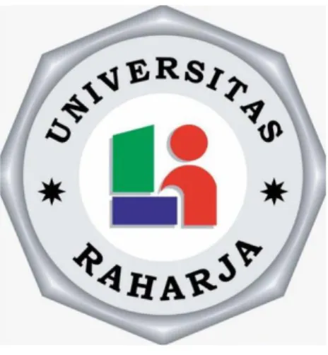 Gambar  1  merupakan  logo  dari  Universitas  Raharja,  yang  merupakan  salah  satu  Universitas  yang  bergerak  dalam  bidang  Teknologi  Informasi  dan  Komunikasi