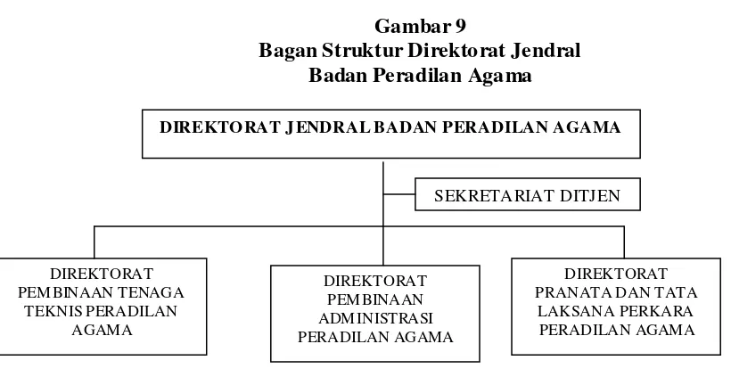 Gambar 9 Bagan Struktur Direktorat Jendral 