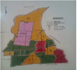 Gambar 5.1 Peta Wilayah Administrasi Pemerintahan Desa Bangun Sari. 