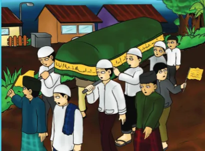 Gambar 2.1 Iringan menuju pemakaman
