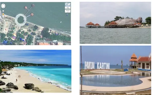 Gambar 3.  Kawasan Wisata Pantai Kartini  Objek  Wisata  Pantai 