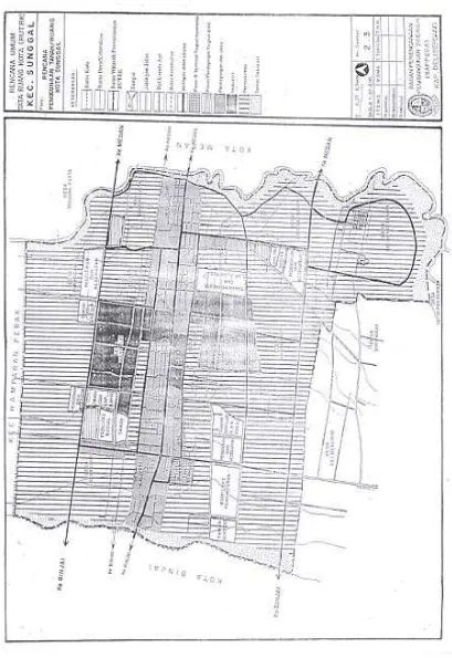 Gambar III.2 Peta Struktur Ruang Kecamatan Sunggal 