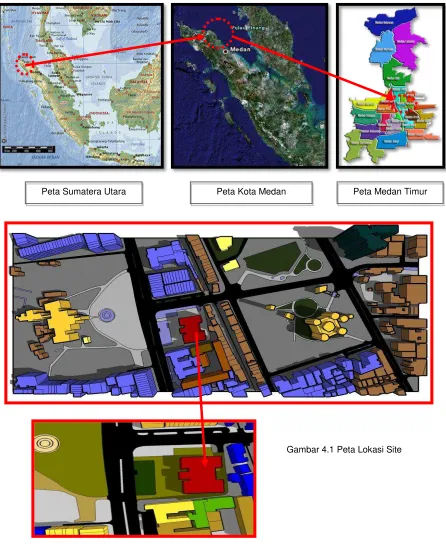 Gambar 4.1 Peta Lokasi Site 