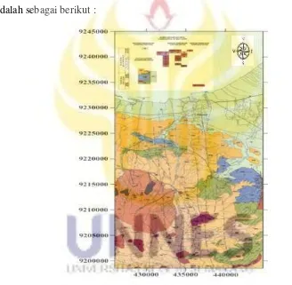 Gambar 2.1 Peta Geologi kota Semarang  