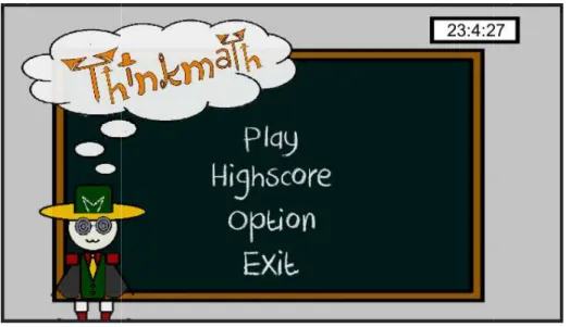 Gambar 4.6 Pada  main  menu