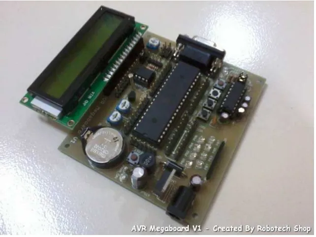 Gambar 2.2 Fisik Mikrokontroller dengan menggunakan ATMEGA 32 