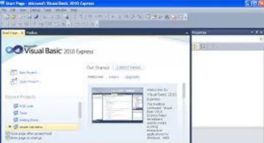 Gambar II.2. Visual Studio 2010 