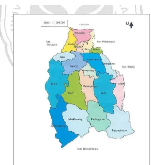 Gambar 4.3 Peta Kabupaten Pekalongan 