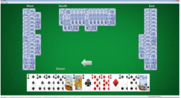 Gambar  4 Permainan Hearts Windows pada Saat Penukaran Kartu  Sumber: https://i.ytimg.com/vi/9gEuEnSSR2k/maxresdefault.jpg 