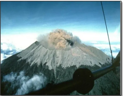 Gambar 10.  Kenampakan visual puncak gunung Raung pada tanggal 11 Maret 2012    (Dokumentasi PPGA Raung)