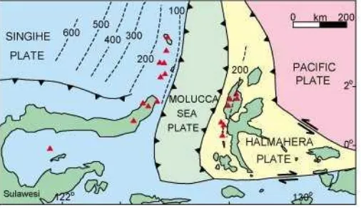 Gambar 1. Konfigurasi lempeng tektonik di Indonesia (1). 