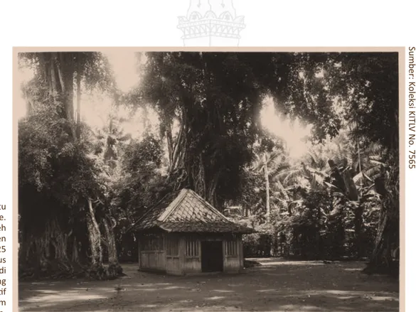 Foto Situs Watu  Gilang di Kotagede.  Foto diterima oleh  Rouffaer dari Kapten  A. de Bruyn pada 25  Agustus 1925