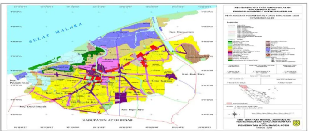 Gambar 1.1. Peta Kota Banda Aceh 