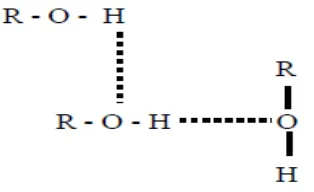 Gambar 2.1 Ikatan Hidrogen N-Butanol 