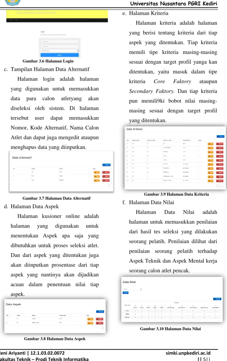 Gambar 3.6 Halaman Login 