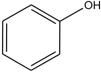 Gambar 2.1. Struktur Molekul Fenol 