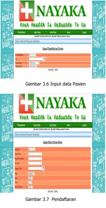 Gambar 3.6 Menu Utama 