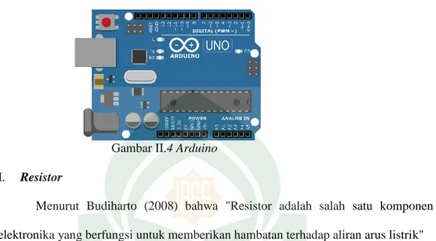 Gambar II.4 Arduino  I.  Resistor 