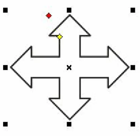 Gambar 2.34 Menggambar objek dengan basic shapes 