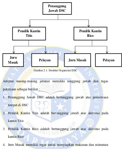Gambar 2.1. Struktur Organisasi DSC 