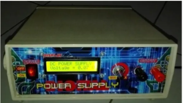 Gambar 4. 3 Produk Hasil Pengembangan Power Supply Digital  Tampak Dari Atas 