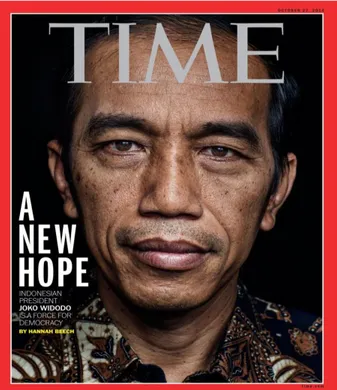 Gambar 1. Majalah Time dengan Sosok Presiden Jokowi, “The New Hope” 