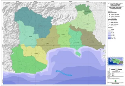 Gambar 4. 1 Peta Administratif Kabupaten Pangandaran 