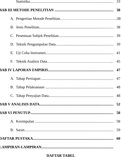 Tabel 2.1 Langkah-Langkah Pembelajaran Kooperatif  ................................. 17
