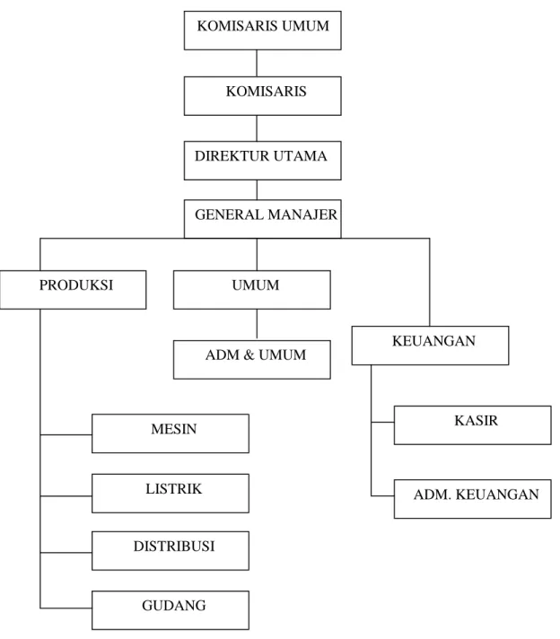 Gambar IV.1. :  Struktur Organisasi
