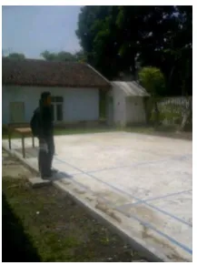 Gambar 28. Pembangunan Lapangan Badminton. 
