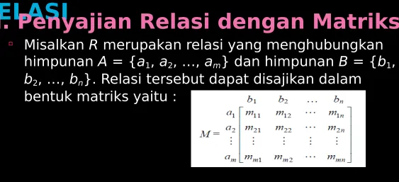Tabel Relasi faktor prima dari