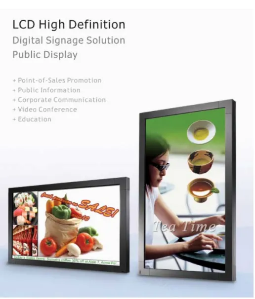 Gambar 3.7 Delta Digital Signage 