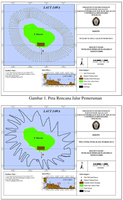 Gambar 1. Peta Rencana Jalur Pemeruman 