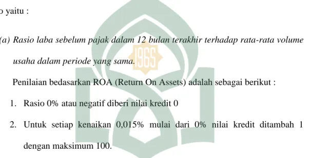 Tabel 4.4: Hasil Perhitungan ROA (Return On Assets) Bank BNI Syari’ah  cabang Makassar Tahun 2006-2008 