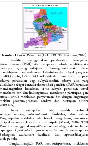 gambar 1 Lokasi Penelitian (Dok. RPH Tambakromo, 2016)